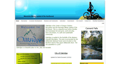 Desktop Screenshot of oakridge.or.citygovt.org