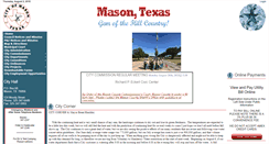 Desktop Screenshot of mason.tx.citygovt.org